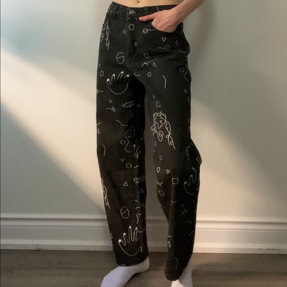 Patterned jeans - Picture 3 of 4